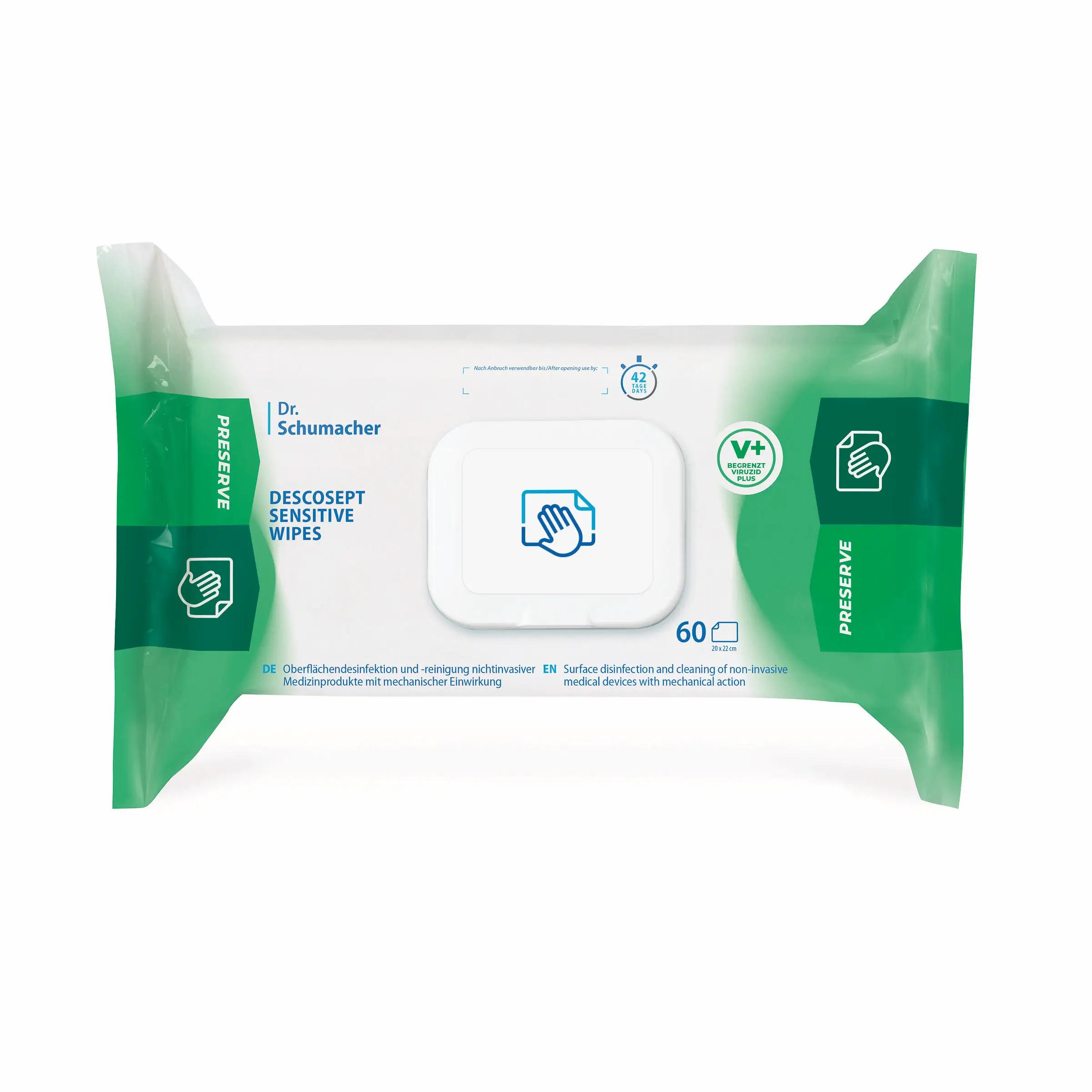 Dr. Schumacher DESCOSEPT SENSITIVE WIPES 60 Tücher