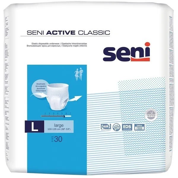 Seni Active classic Inkontinenzslips, Größe L 30 Stück